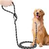 ECHOBUY Guinzaglio per cani di taglia grande e media (15-60 kg), regolabile da 3 m, doppio guinzaglio e guinzaglio in nylon con riflettore grazie alla forza estrema fino a 200 kg