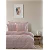 Nuit Des Rêves Set di copertine doppie trapunte (200 x 200 cm), colore cipria, 70% cotone, 30% poliestere, 2 federe (80 x 80 cm), lavabile in lavatrice, design elegante