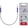 KnitPro Ferri da maglia fissi Zing - Ferri da maglia circolari 22,5 cm x 4,5 mm