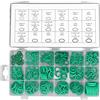 Hilitand Assortimento di Guarnizioni per Rondelle in Gomma Verde da 270 Pezzi 20 Misure Kit di Classificazione per Anelli di Tenuta o per Rubinetti Idraulici per Raccordi Aria o Gas per Riparazioni Auto