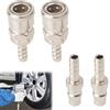 Comioke Attacchi Connettore Rapidi, Raccordo Aria Compressa, Connettori Rapidi Autobloccanti, 4Pezzi Raccordo Aria Compressa, 8.5mm