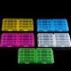 Yosoo Health Gear Custodia per Batteria AA / AAA, Scatola Portabatterie da 10 Pezzi, Scatola Portabatteria Multicolore Vuota Portatile, Custodia in Plastica Custodia per Batterie Impermeabile Custodia Protettiva