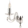 Ondaluce APPLIQUE CHERUBINI 1 LUCE CRISTALLO E CROMO ATTACCO E14 H.22CM