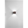 Ondaluce APPLIQUE DA ESTERNO A LED CUBE 4000K 770LM 10W IP65 10X10X10CM CORTEN