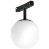 Ondaluce C/SFERA D.15CM LED CON ADATTATORE REGOLABILE NERO 3000K 624LM 8W