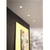 Ondaluce FARETTO DA INCASSO JAZZ BIANCO D.10CM IN GESSO ATTACCO GU10