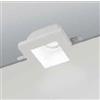 Ondaluce FARETTO DA INCASSO RUMBA BIANCO DIA 10X10CM QUADRATO ATTACCO GU10