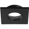 Ondaluce FARETTO FABRIC GU10 QUADRATO CUT OUT L.8,5CM IP44 NERO