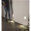 Ondaluce FARETTO SEGNAPASSO DA INCASSO FUNKY BIANCO H.17CM LED 3000K 90LM 1W PER INTERNI IP20