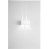 Ondaluce DOUBLE CUBE APPLIQUE DA ESTERNO 20W 1490LM 3000K BIANCO 20X10CM
