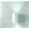 Ondaluce APPLIQUE PER ESTERNI NEVADA 2 LUCI ATTACCO GU10 BIANCO H.22,5CM