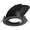 Ondaluce KITTY FARETTO 4000K 2440LM 35W IP20 NERO D.14CM