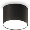 Ondaluce BOILER PLAFONIERA LED CCT 3000+4000K 409LM 5W NERO DIMMERABILE IP20 D.8CM H.5,5CM