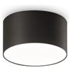 Ondaluce BOILER PLAFONIERA LED CCT 3000+4000K 820LM 10W NERO DIMMERABILE IP20 D.11,5CM H.6CM