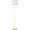 Ondaluce PIANTANA BRIGIDA 1 LUCE ATTACCO E27 H.150+29CM IN CRISTALLO E ORO PARALUME AVORIO E ORO