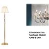 Ondaluce PIANTANA DIDO 1 LUCE FUME' E ORO ATTACCO E27 D.45CM
