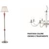 Ondaluce PIANTANA PAGANINI CRISTALLO/CROMO 1 LUCE ATTACCO E27 H.153+26CM