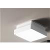 Ondaluce PICCA PLAFONIERA PER ESTERNI PICCOLA BIANCA 1 LUCE ATTACCO E2722X22CM
