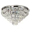 Ondaluce PLAFONIERA CASTLE 9 LUCI ATTACCO G9 PICCOLA SILVER D.40CM