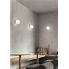 Ondaluce PALLINA APPLIQUE 1 LUCE ATTACCO G9 ORO CON SFERA OPALE BIANCA D.14CM