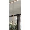 Ondaluce SOSPENSIONE 8W 3000K 635LM ORO 25CM D.3CM IP65 PER SISTEMA BINARIO OUTY
