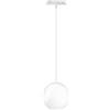 Ondaluce SOSPENSIONE PER BINARIO MAGNETICO E SFERA D.15CM BIANCO LED 3000K 624LM 8W