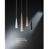 Ondaluce SOSPENSIONE NOA H.50CM D.5,5CM BIANCO 1 LUCE ATTACCO GU10