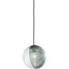 Ondaluce SOSPENSIONE VETRO BELLA 2 FUME' D.24CM H.26CM 1 LUCE ATTACCO E27