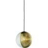 Ondaluce SOSPENSIONE VETRO BELLA 2 ORO D.24CM H.26CM 1 LUCE ATTACCO E27