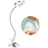 Semme Lampada Estetista LED per tatuaggi,Lampada Tavolo USB per Trucco Lettura Sopracciglio Tattoo Estensione Ciglia,Luce Scrivania Led Con Pinza,con Collo di Cigno Flessibile