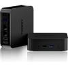 TRIGKEY Key-N95 Mini computer Intel di 12a generazione 16 GB di RAM DDR4 3200 MHz 500 GB di SSD M.2 Max 3,4 GHz Piccolo computer WiFi 5 1000 m LAN/Due HDMI/Bluetooth 5.0/3 * USB 3.2/3 * USB 2.0