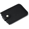 PORRASSO Pelle Porta Carte di Credito Protezione RFID Portafoglio Porta Tessere Sottile Slim Porta Carte Credito per Uomo Donna Nero