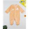 Prénatal Tutina neonato unisex arancione coniglietti