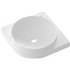 Ravak Yard lavabo 45x45 cm angolare a parete-da mobile bianco XJX0E245001