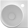 Ravak Yard lavabo 28x28 cm angolare a parete-da mobile bianco XJX0E228001