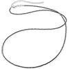Engelsrufer Collana Da Donna Con Ancora In Argento Sterling Con Perle In Ematite, Chiusura A Moschettone, Lunghezza Regolabile, Senza Nichel, Lunghezza: 60 - 70 Cm, 60 Cm, Argento Sterling, Ematite