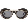Loewe Occhiali da Sole Loewe Double Frame LW40120I 01A