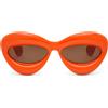 Loewe Occhiali da Sole Loewe Fashion Show Inflated LW40097I 42E