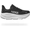 HOKA Bondi 9 Wide Donna Hoka, BWHT Nero