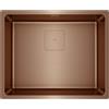 TEKA Lavello da cucina a seno, Tripla installazione, in acciaio inox 18/10 PVD, profondità 20 cm, SilentSmart, scarico quadrato, modello FlexLine RS15 50.40