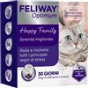 Feliway Optimum Happy Family per gatti KIT diffusore + ricarica 48 ml