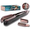 Cecotec Piastra per Capelli e Asciugacapelli RitualCare Air Lisse 2in1 Black. 1000W, Asciuga/Liscia, Motore Digitale, 106000 giri/min, Plasma, Ceramica e Cheratina, Fessura Alta Pressione, Aria Fredda