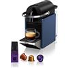 Nespresso De'Longhi Pixie EN127.BL, Macchina da Caffè con Sistema Capsule, Modalità ECO, Espresso e Caffè Lungo, Design Compatto, Pressione 19 Bar, 1260W, Blu