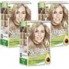 Garnier Nutrisse, crema colorazione nude naturale, biondo naturale 8N, colorazione per capelli per colore permanente dei capelli (con 3 oli nutrienti); confezione da 3 x 1 pezzo B01BL6ED8Q