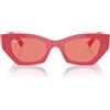 Ray-Ban Occhiali da Sole RB4430 676084 Zena Rosso/Rosa Unisex