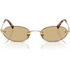 Miu Miu Occhiali da Sole MUA54S ZVN10R Oro/Marrone Sfumato Donna