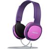 PHILIPS SHK2000BL/00 Cuffie per Bambini Over Ear, Limite di Volume di 85 dB, Isolamento Acustico, Cuscinetti Auricolari Morbidi, Archetto Ergonomico, Rosa (Pink)
