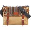FANDARE Retro Borsa a Tracolla Uomini/Donne Business Commuter Crossbody Bag Outdoor Viaggi Campeggio Grande Capacit脿 Messenger Bag Traspirante Tela, Verde, L, Zaino per il tempo libero