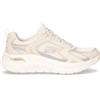 SKECHERS Arch Fit 2.0 Vintage Luxe Sneaker In Tessuto Panna - Donna - Panna