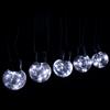 Aigostar Catena luminosa 160 Led decorativa a energia solare 10 metri 20 lampadine a sfera trasparenti Bianco freddo Aigostar